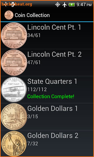 Coin Collection screenshot