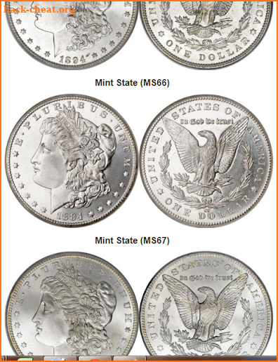 Coin Values Photo Grading screenshot