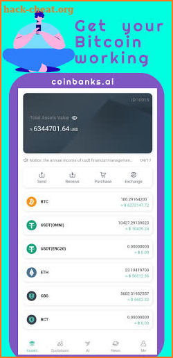 CoinBanks screenshot