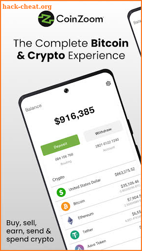 CoinZoom: Buy Bitcoin & Crypto screenshot