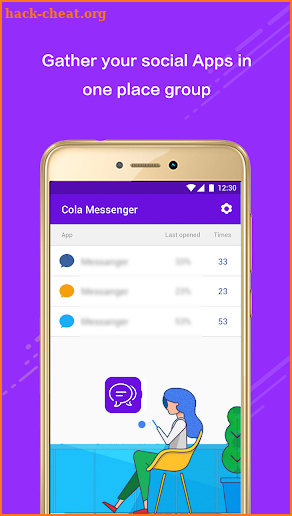Cola Messenger screenshot