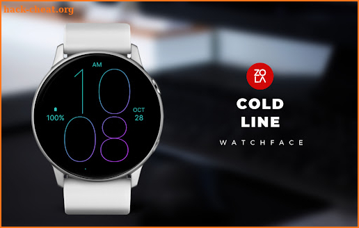 Cold Line Watch Face screenshot