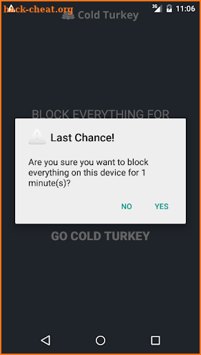 Cold Turkey screenshot