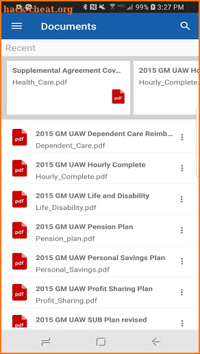 Collective Bargaining Agreements screenshot