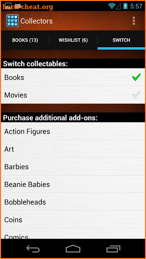 Collectors: Movies, Books, Music, Games, Comics screenshot