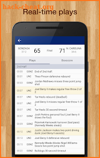 College Basketball Live Scores, Plays, & Schedules screenshot