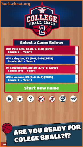 College BBALL Coach 2 Basketball Sim screenshot