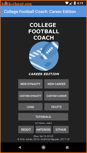 College Football Coach: Career Edition screenshot