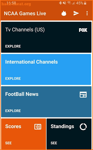 College Football Games, Live on TV screenshot