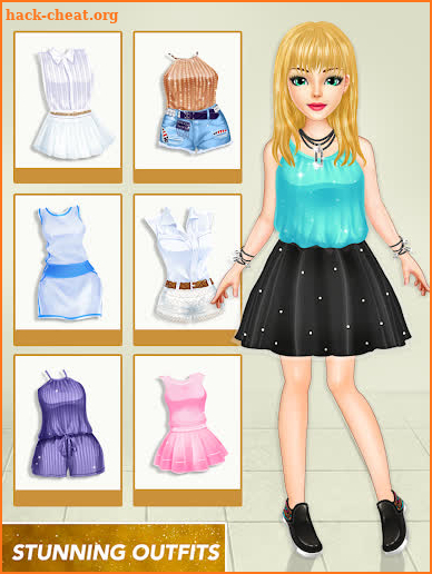 College Girl Dress Up Makeover: Fashion Game screenshot