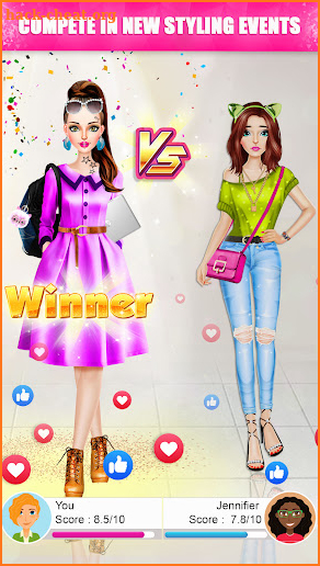 College Girls Fashion Dress up screenshot