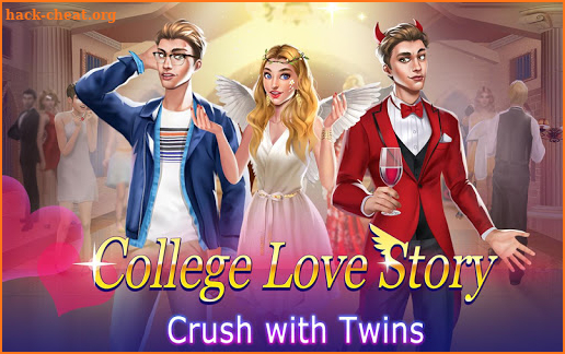 College Love Story ❤ Crush on Twins! Girl Games screenshot