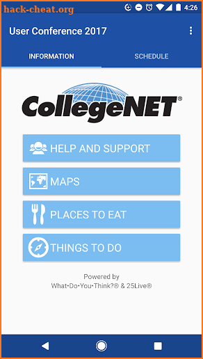 CollegeNET User Conference screenshot