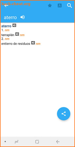 Collins Spanish<>Portuguese Dictionary screenshot