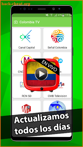 Colombia TV en Vivo. screenshot