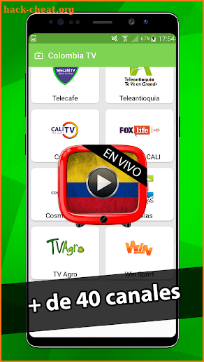 Colombia TV en Vivo. screenshot