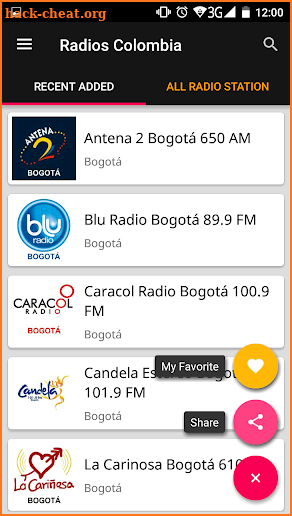 Colombian Radio Stations screenshot