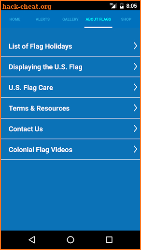 Colonial Flag App screenshot