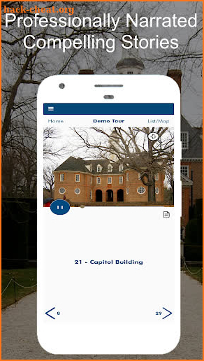 Colonial Williamsburg GPS Tour screenshot