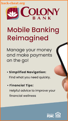 Colony Bank Mobile Banking screenshot