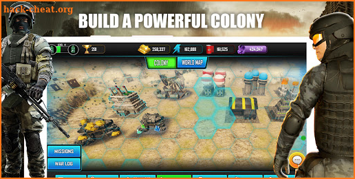 Colony Commander - World Domination MMO War Game screenshot
