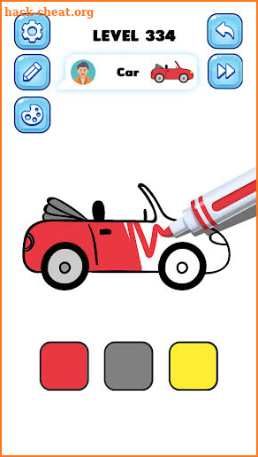 Color ASMR: Car Coloring Book screenshot