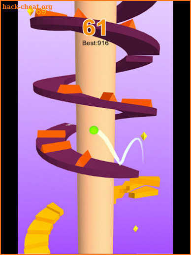 Color Ball-Jump On  Road Bounce On Tower Tile screenshot