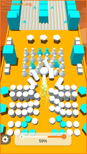 Color Ball Push 3D & Bump Game screenshot