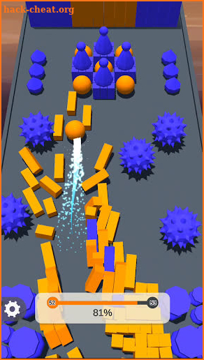 Color Ball Push 3D & Bump Game screenshot