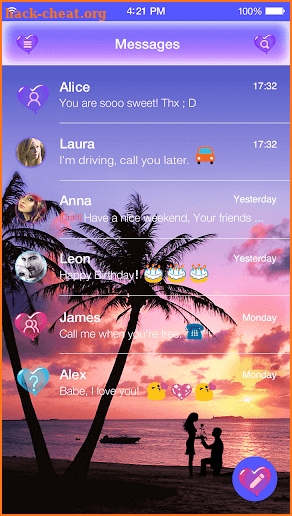 Color Beach Emoji Keyboard screenshot