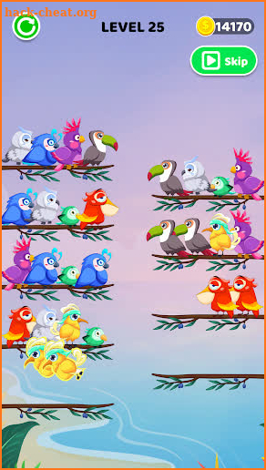 Color Bird Sort - Puzzle Game screenshot