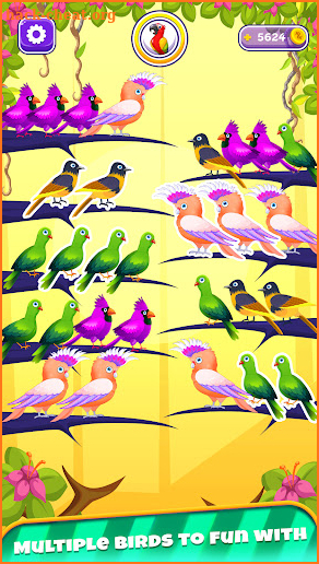 Color Bird Sort Puzzle Games screenshot