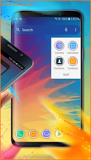 Color Burst Theme - Icons & Wallpapers screenshot