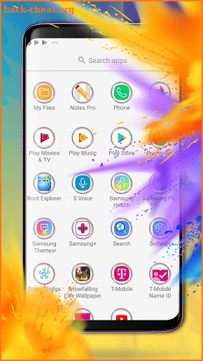Color Burst Theme - Icons & Wallpapers screenshot