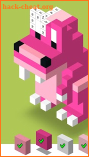 Color by Number 3D, Voxly - Unicorn Pixel Art screenshot