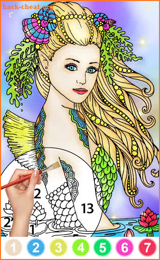 Color By Number & Paint By Number - Coloring Book screenshot