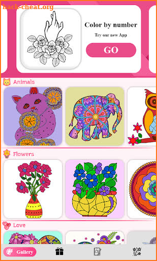 Color by number - color by number for adults screenshot