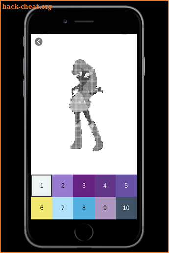 Color by Number Equestria Girls Pixel Art screenshot