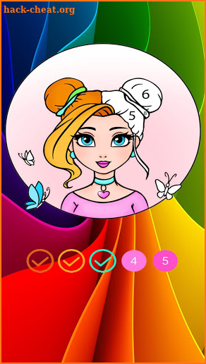 Color by Number for Girls : Girls Coloring Book screenshot