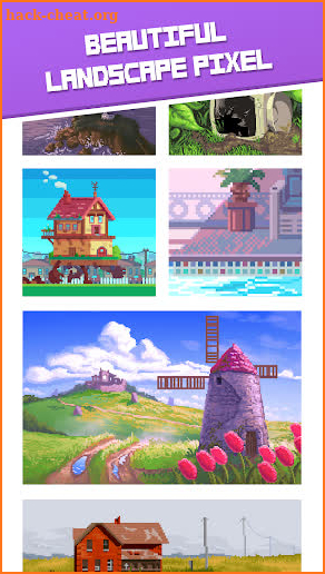 Color by Number for Landscape Pixel Art screenshot