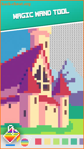 Color by Number for Landscape Pixel Art screenshot