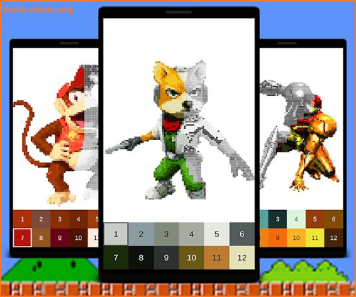 Color by Number: Gaming Pixel Art screenshot
