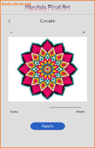 Color By Number Mandala Pixel Art screenshot
