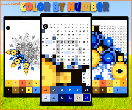 Color by Number: Mandala Pixel Art Full Images screenshot