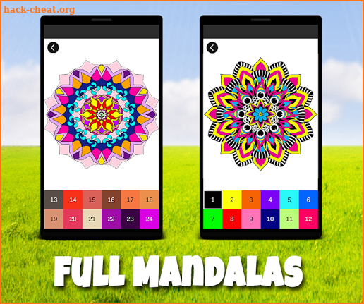 Color by Number: Mandala Pixel Art Full Images screenshot