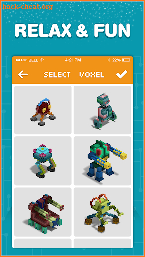 Color by Number: Robot Draw by Pixels screenshot