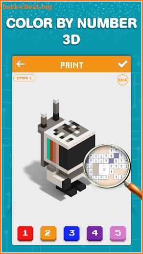 Color by Number: Robot Draw by Pixels screenshot