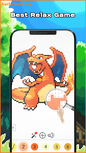 Color by Number - Sandbox Pokemon Pixel screenshot
