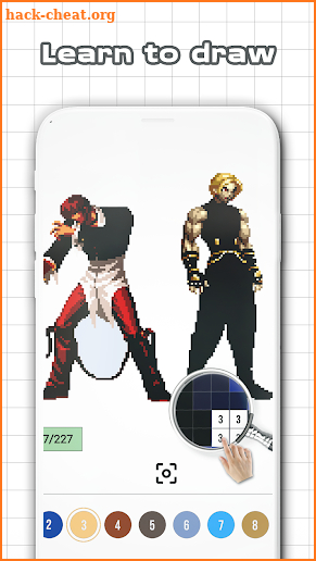 Color by Number - Street Fighter Sandbox Pixel screenshot