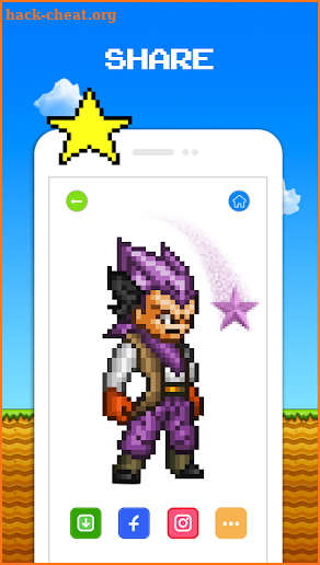 Color by Number - Super Heroes Sandbox Pixel screenshot